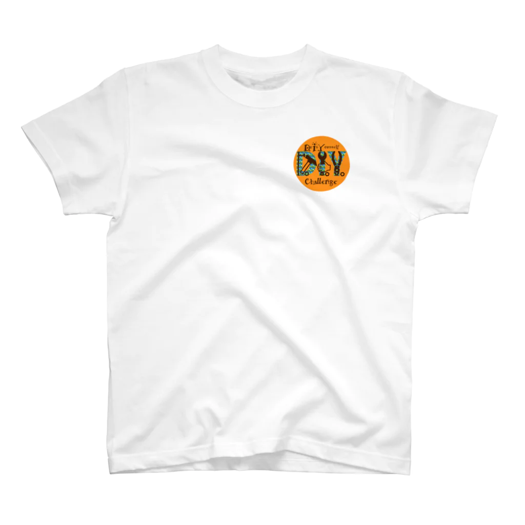 D.I.Y ChallengeのD.I.Y ChallengeTシャツOrange スタンダードTシャツ