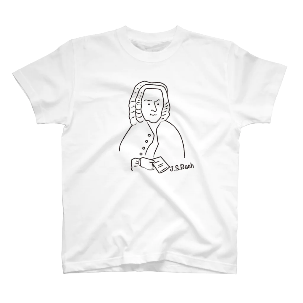 ゆるゆるとまーとの音楽家：バッハ Regular Fit T-Shirt