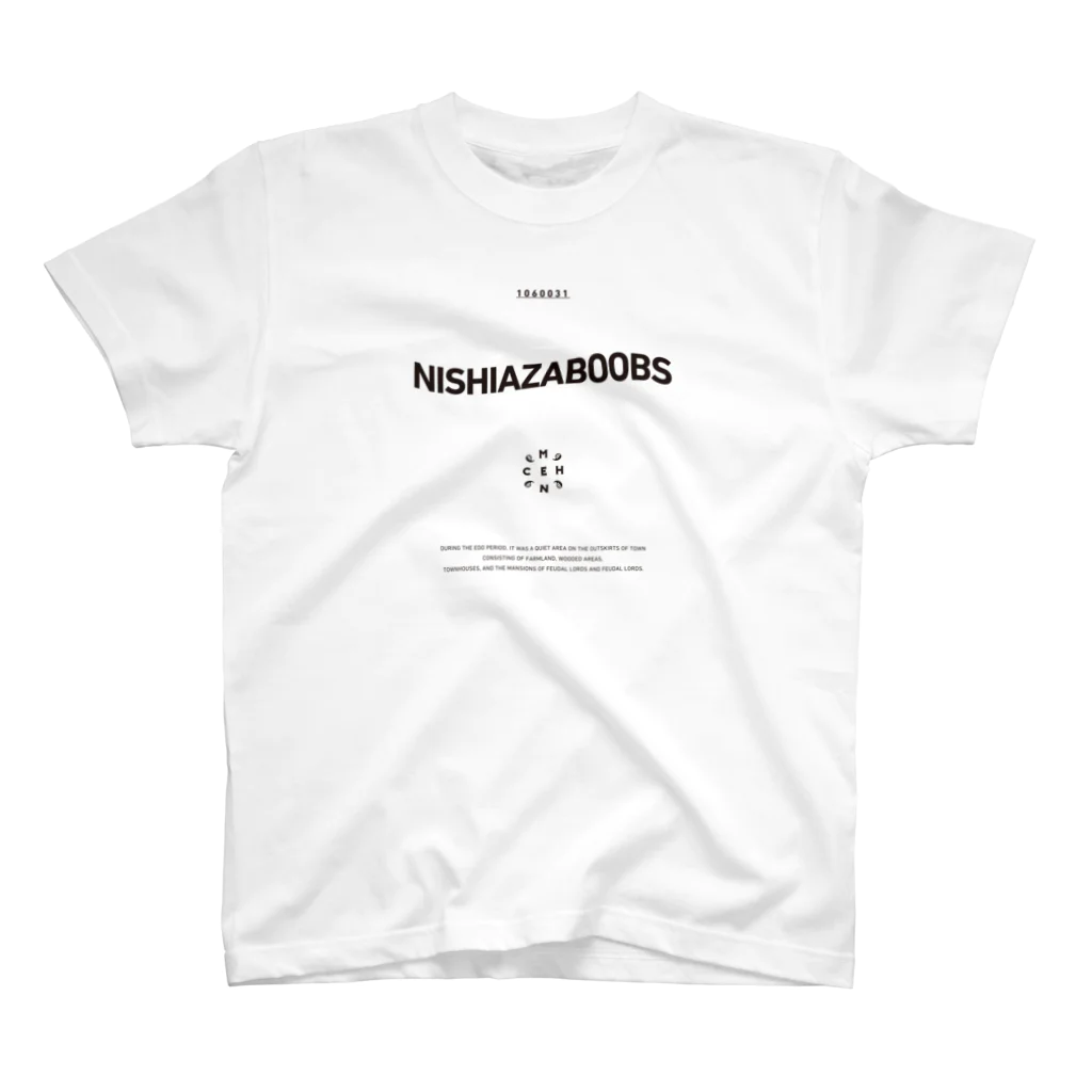 MENCHのMENCH -nishiazaboobs- スタンダードTシャツ