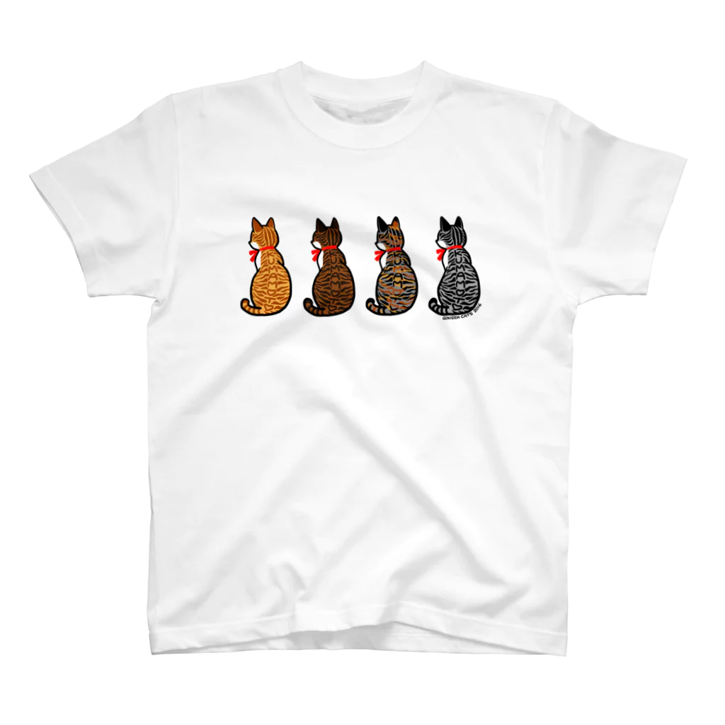 三剣もとかのGOKIGEN CAT'Sのくまねこ４色(熊本地震義援金) スタンダードTシャツ