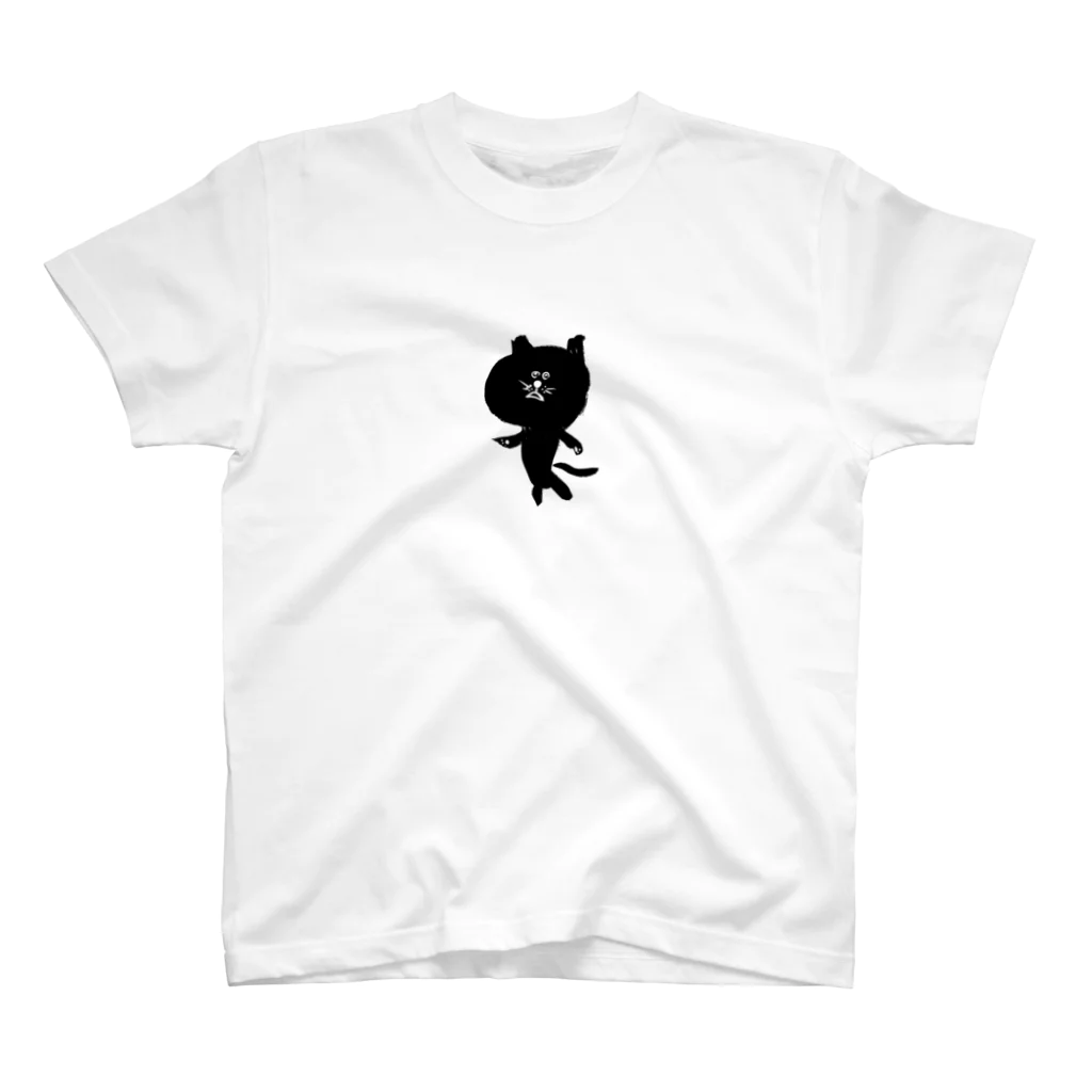 newmeの筆猫-fudeneko- Regular Fit T-Shirt