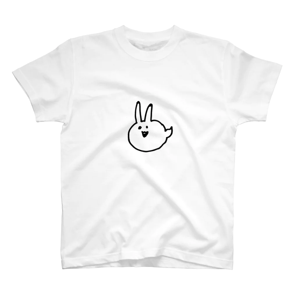 ホッキョクウサギのオスワリホッキョクウサギ スタンダードTシャツ