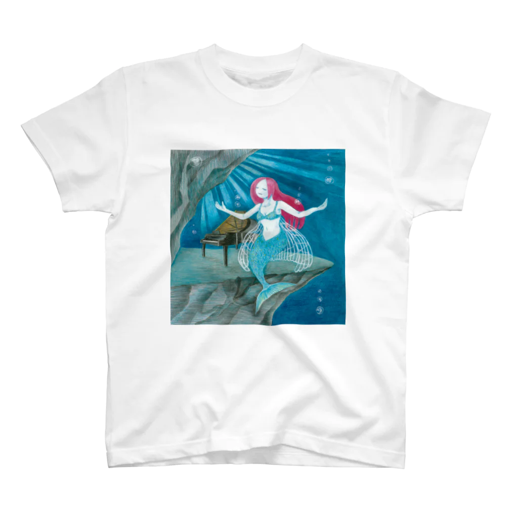 いのうえコロべぇしょっぷの｢海底の舞台｣フロントプリントTシャツ Regular Fit T-Shirt