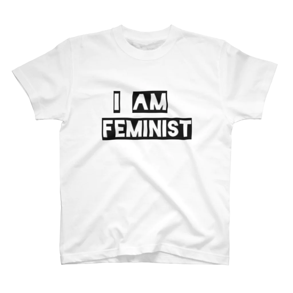 22Oclockのフェミニスト I AM FEMINIST Regular Fit T-Shirt