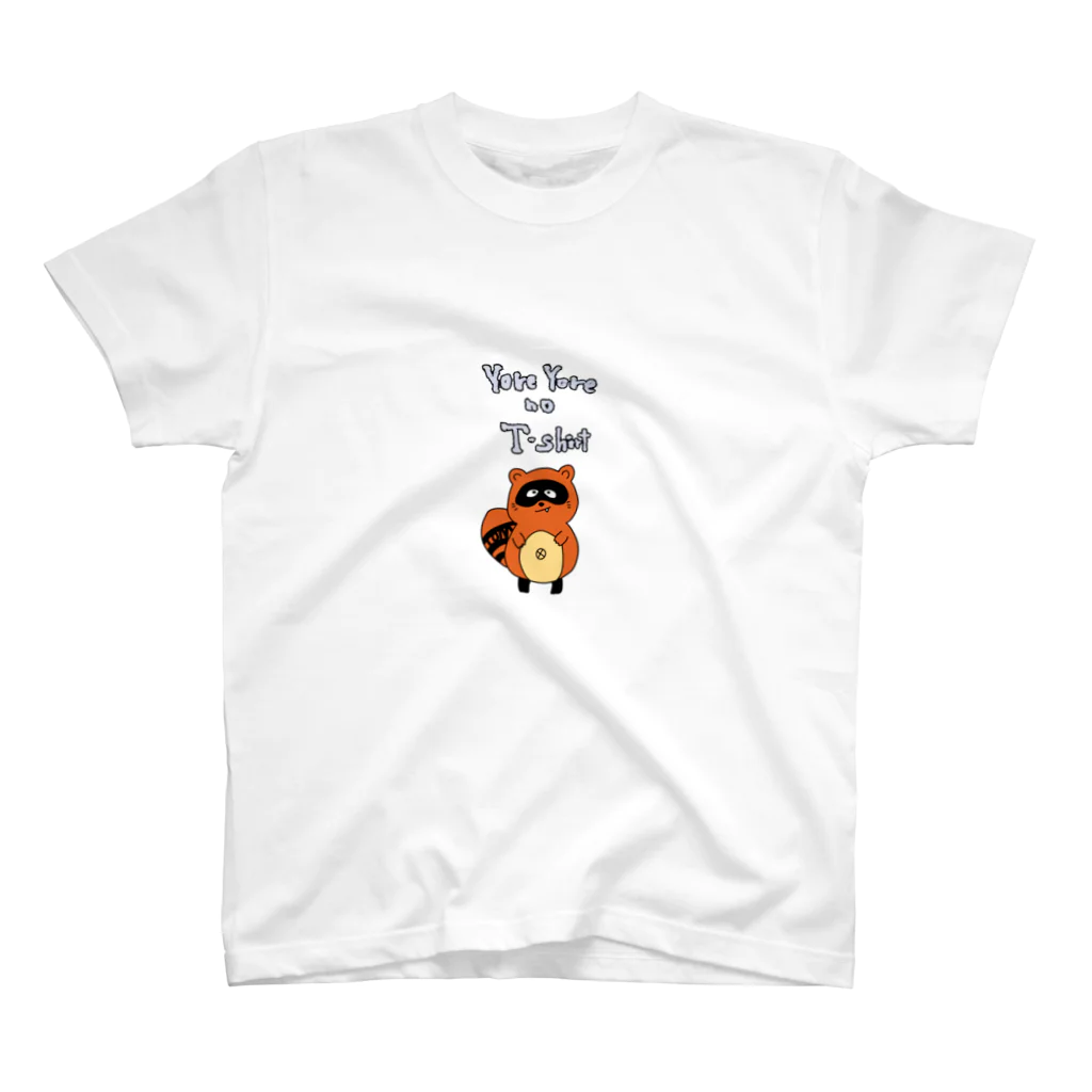 Yore Yore no T-shirtのTOMくん×よれTロゴ Regular Fit T-Shirt