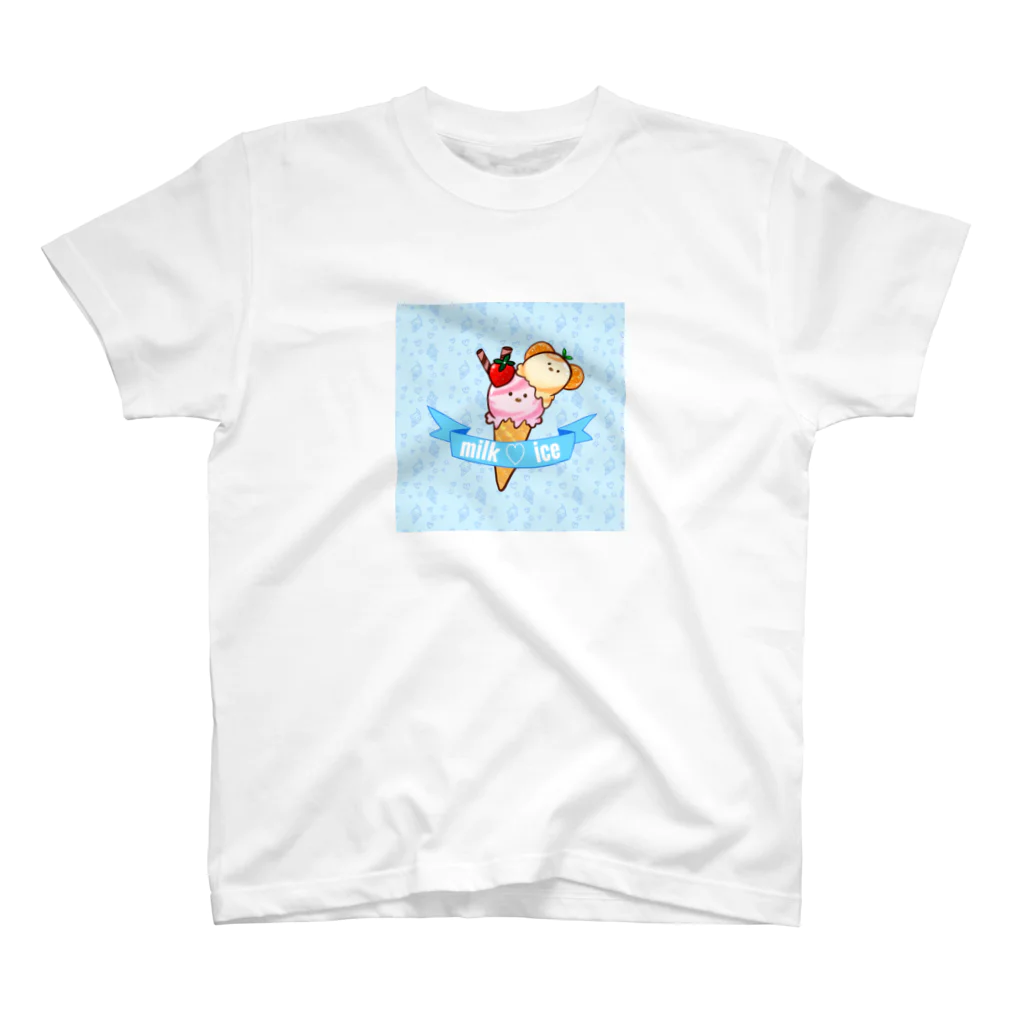 milkice♡みるくあいす【公式】のmilk♡ice スタンダードTシャツ