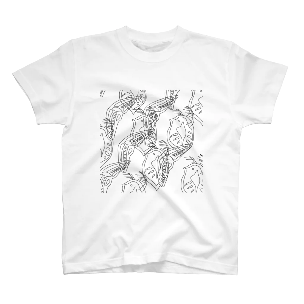 mendakoshopの微生物 Regular Fit T-Shirt