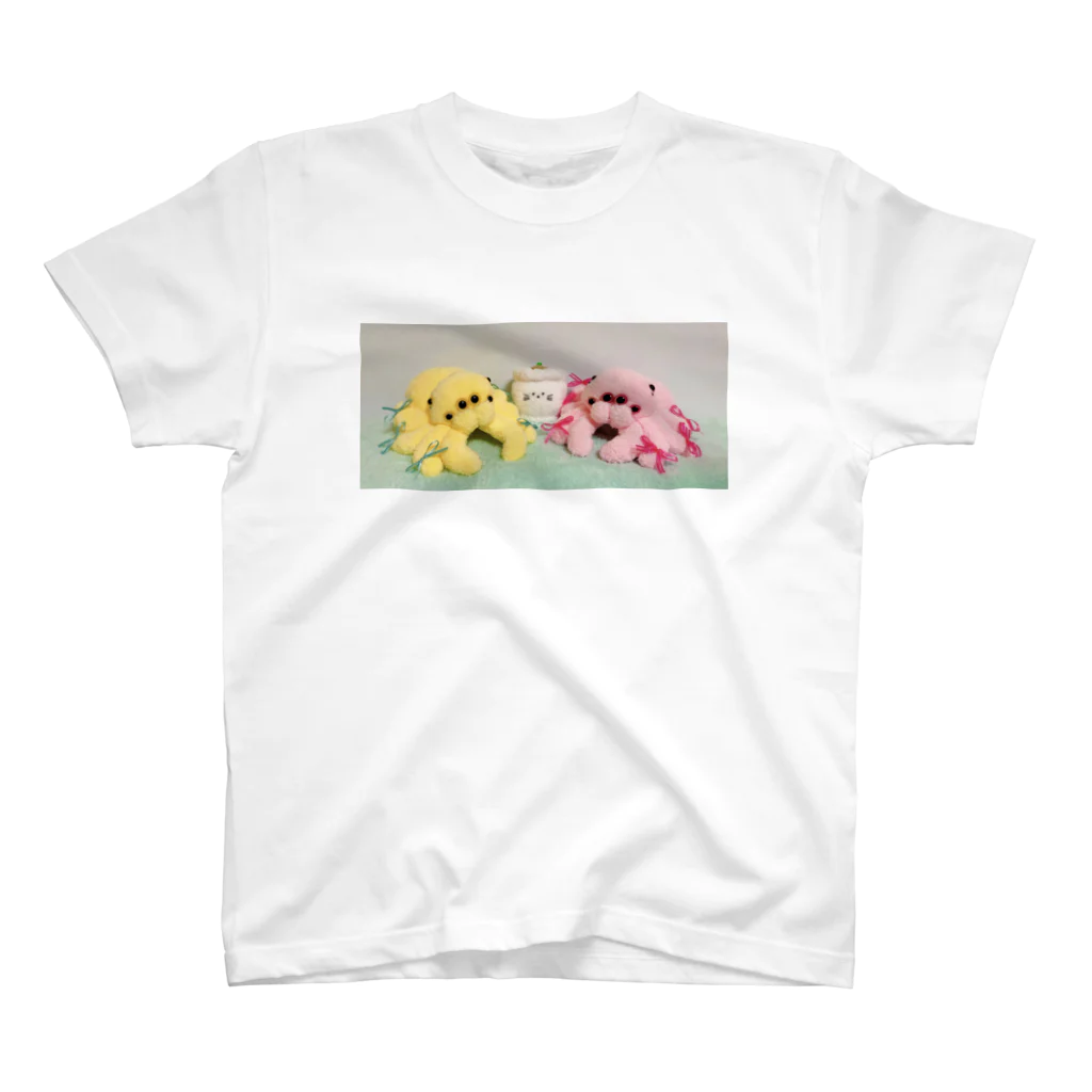 にくもちの赤ちゃん🧸のハエトリグモのぬいぐるみ  Regular Fit T-Shirt