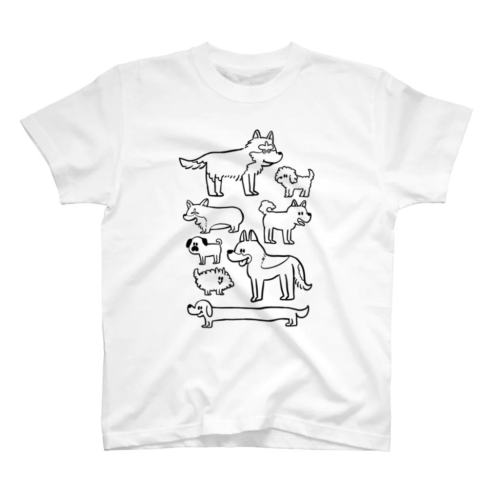 𝙍‌𝙀‌𝙏‌𝙊の犬が好き スタンダードTシャツ