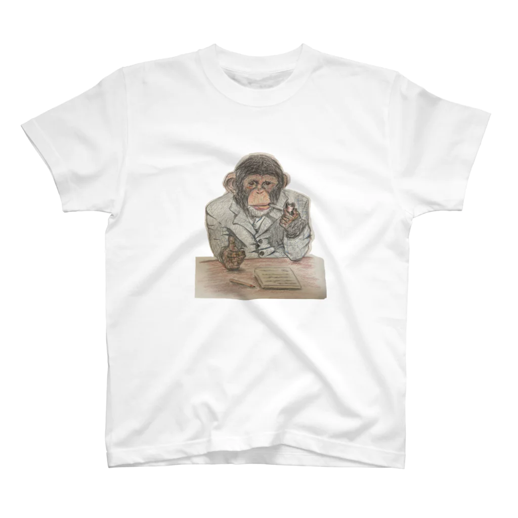 Shiori👀の粋なチンパンジー Regular Fit T-Shirt