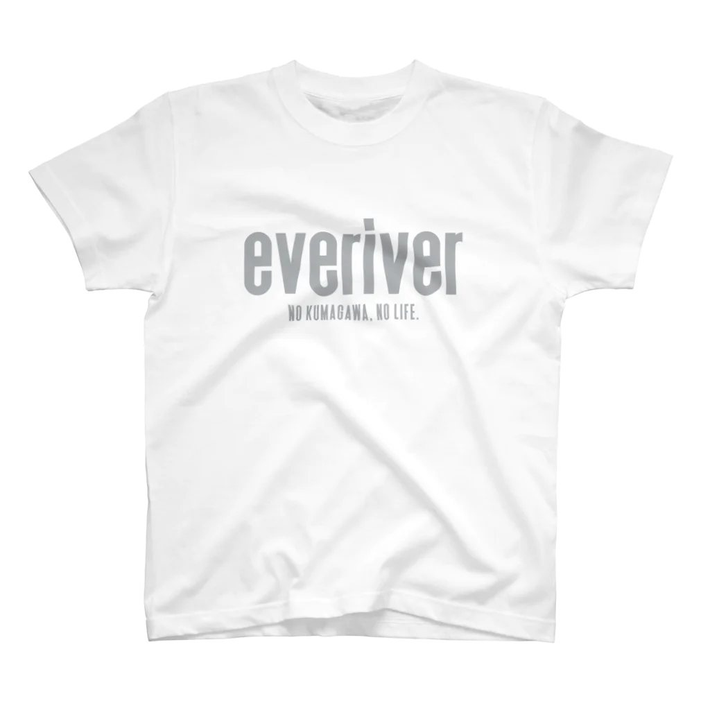 DEKITATEのeveriver NO KUMAGAWA, NO LIFE. スタンダードTシャツ