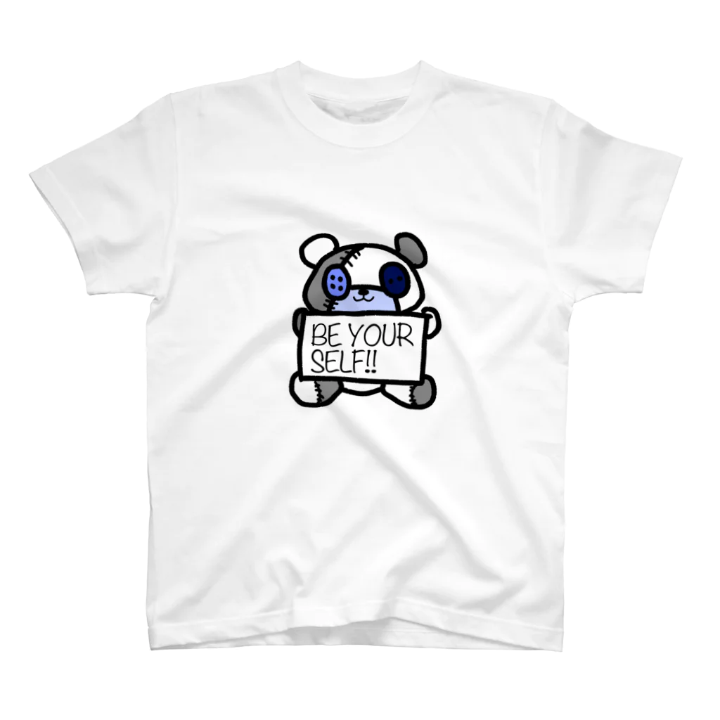 amaまのばんくま!!(シルバー) スタンダードTシャツ