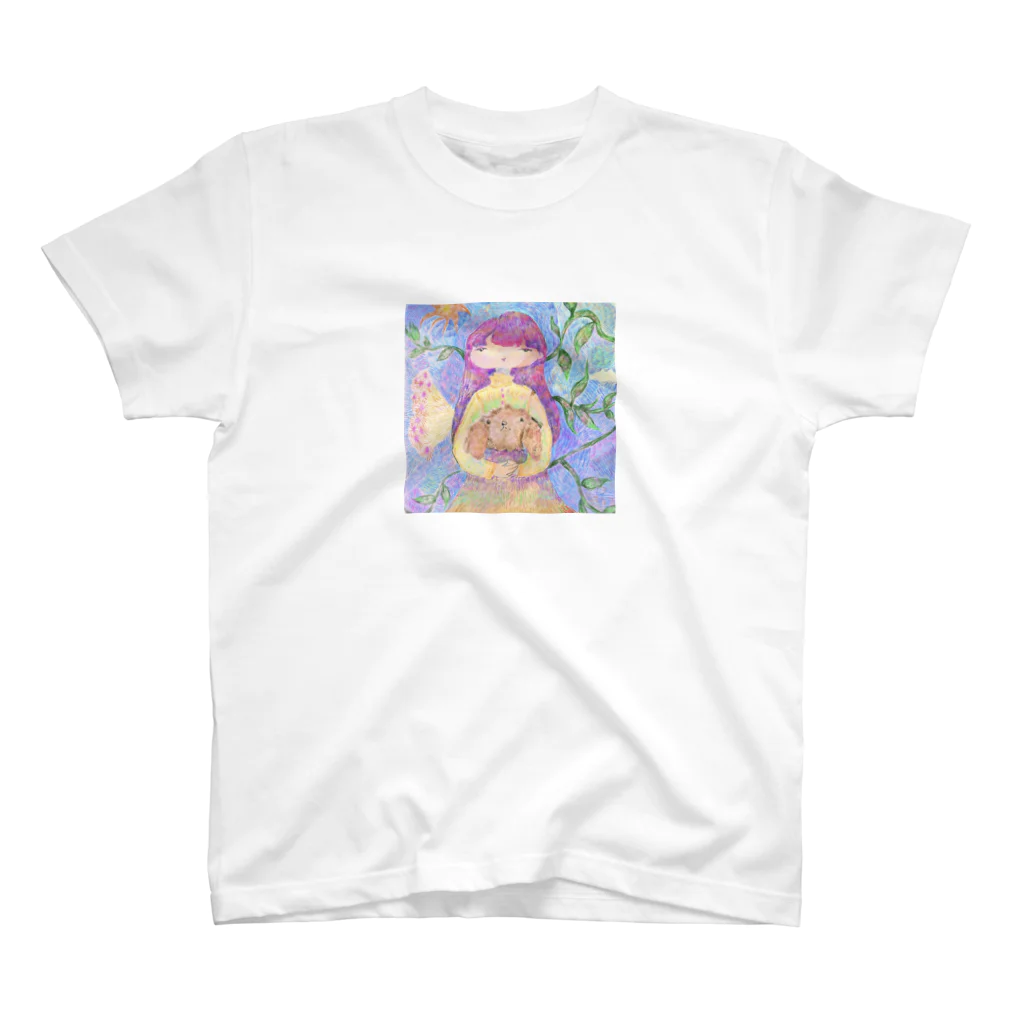 パラレルワールド🌸ストアの女の子と犬 Regular Fit T-Shirt