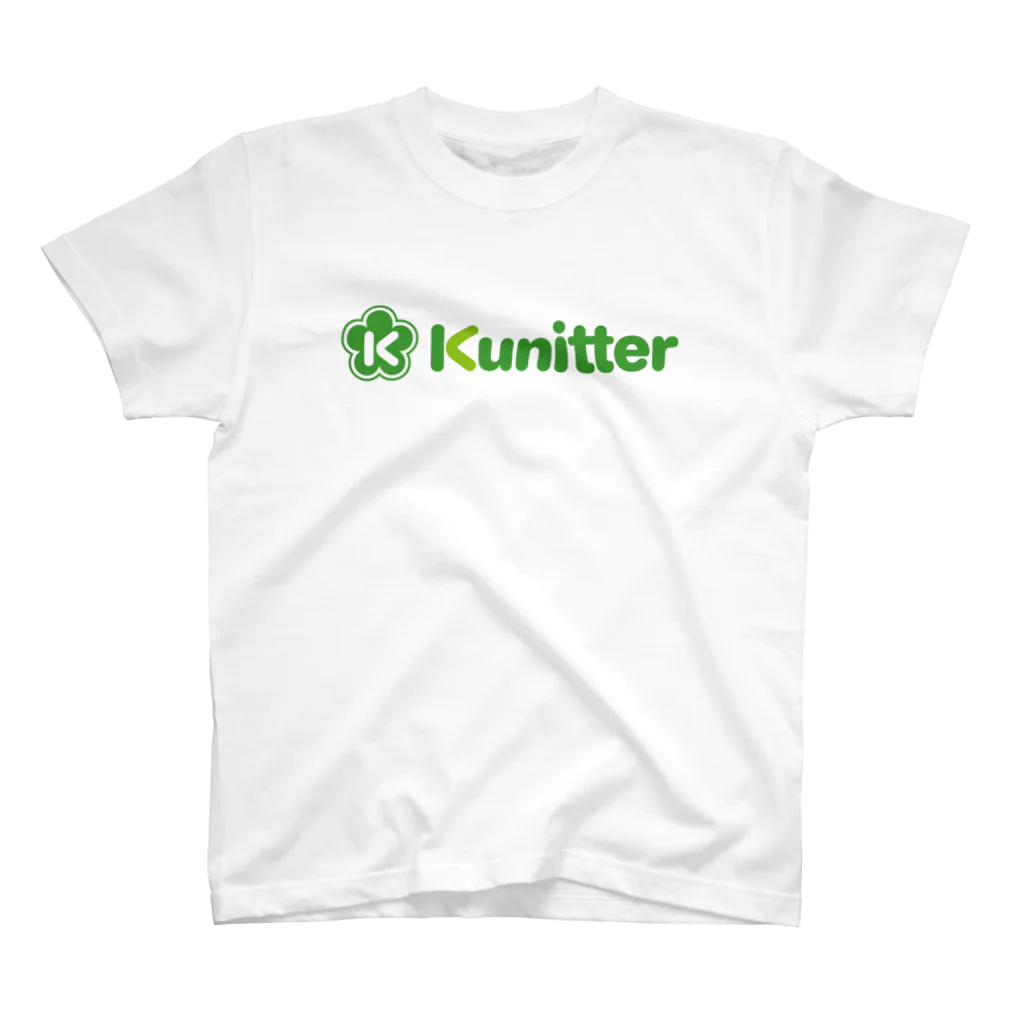 kunitterオリジナルグッズのクニッターロゴ Regular Fit T-Shirt
