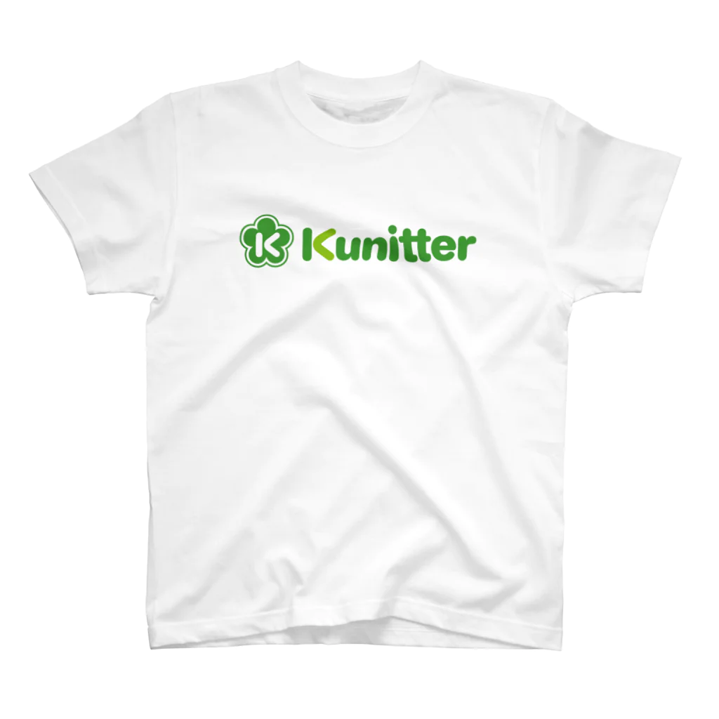 kunitterオリジナルグッズのクニッターロゴ スタンダードTシャツ