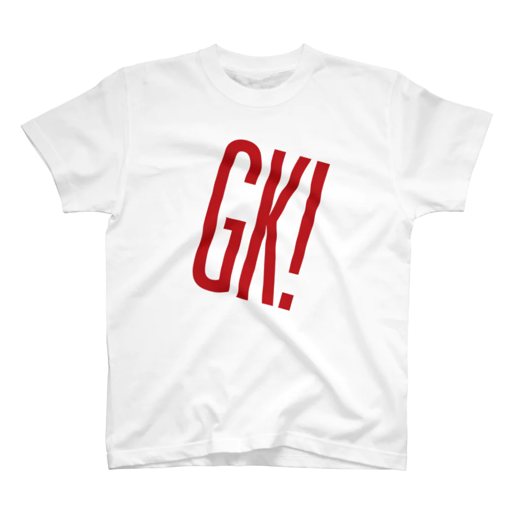 GK! WEB SHOPのGK!ロゴ（赤） スタンダードTシャツ