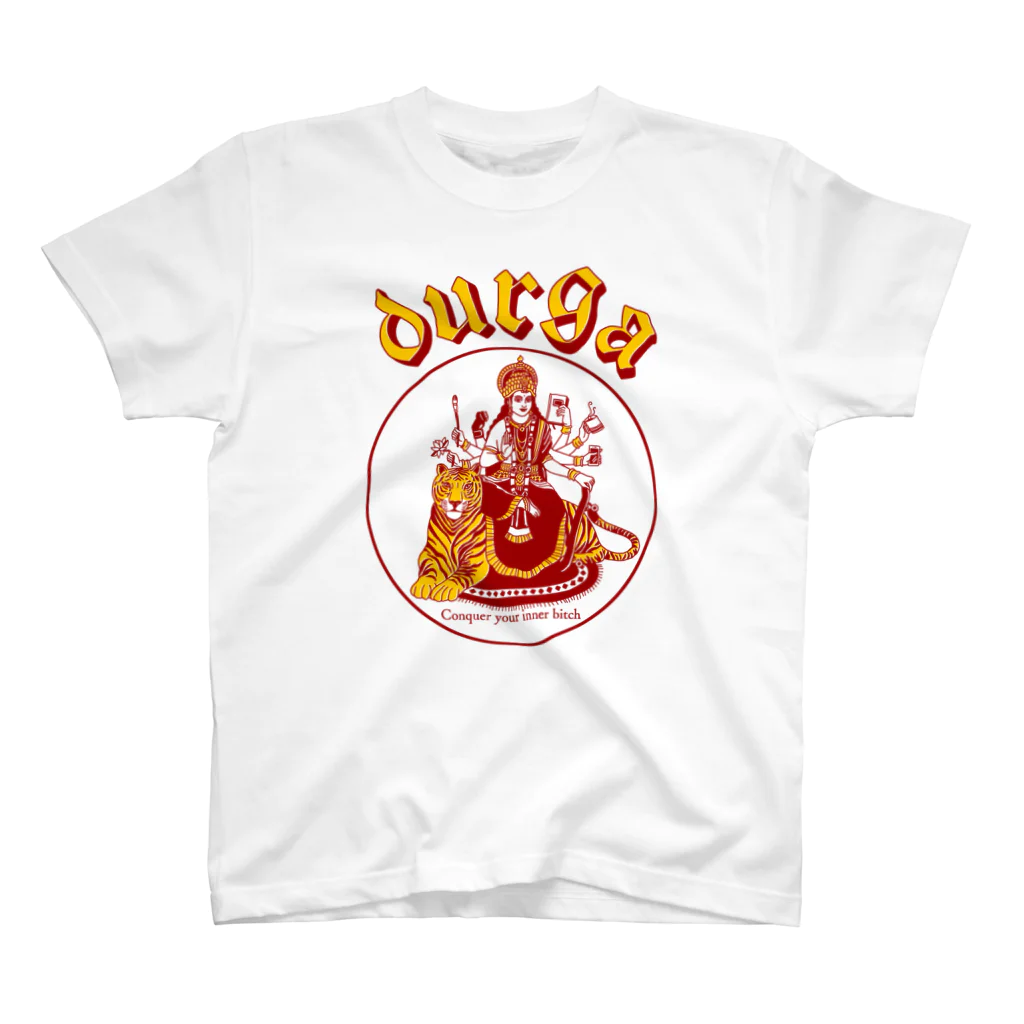 ITSUMItalkstoreのDURGA 赤×黄色（ズレ） スタンダードTシャツ