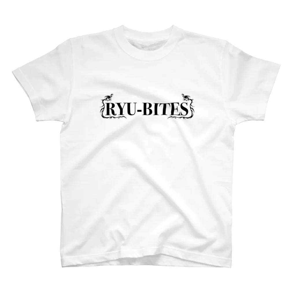 RYU-BITESの【黒】TWIN TRIBAL スタンダードTシャツ