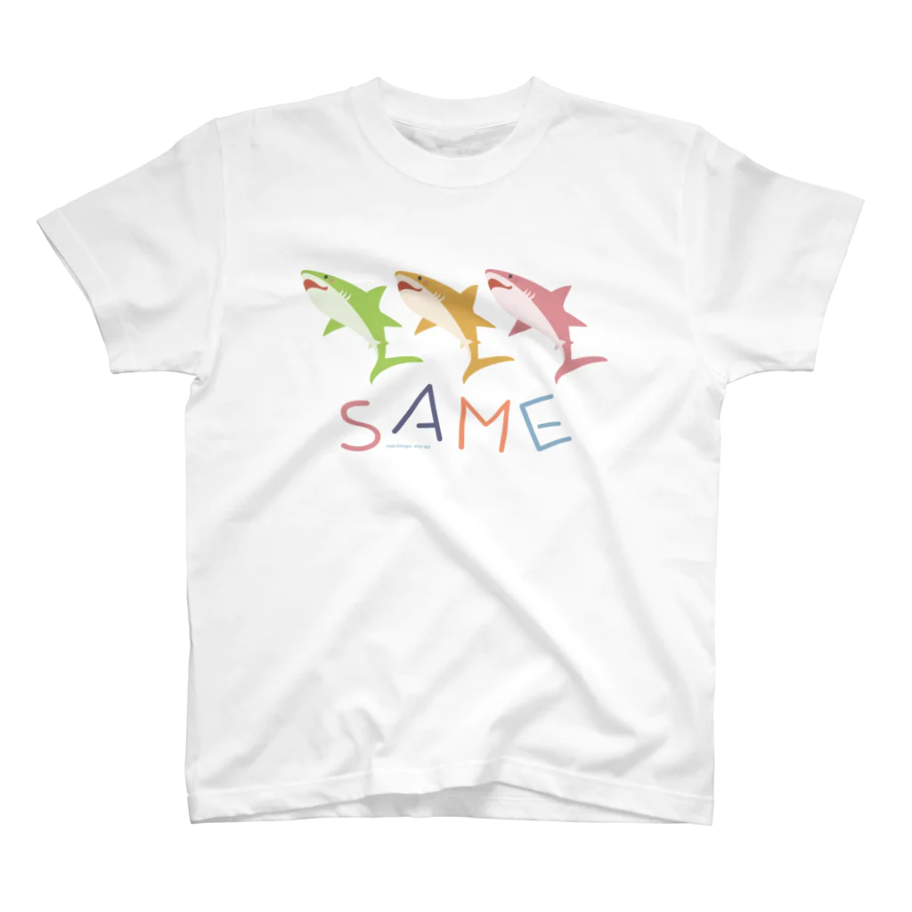 さかたようこ / サメ画家のはにかみSAME スタンダードTシャツ