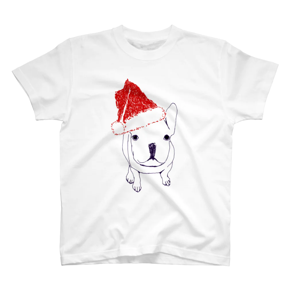 NIKORASU GOのクリスマス＠かわいいフレンチブル スタンダードTシャツ