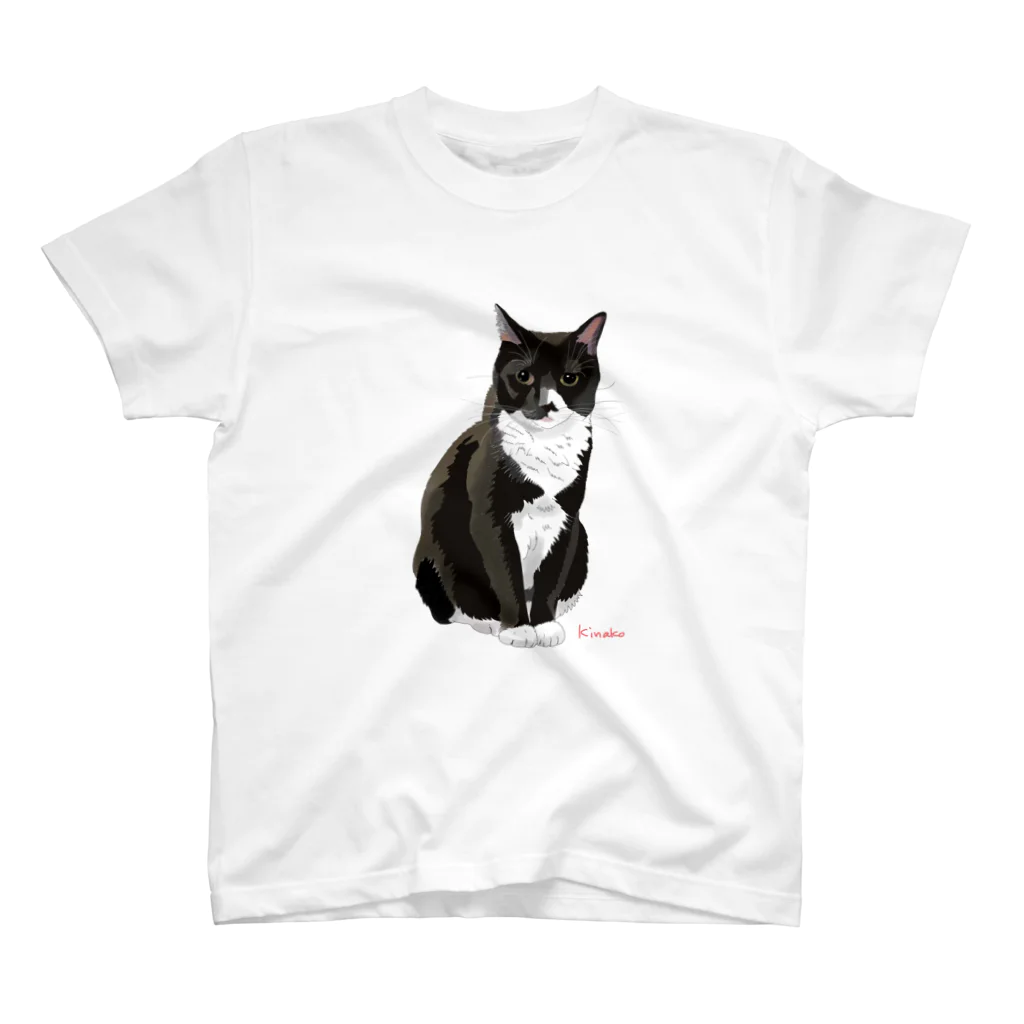 kinako-japanの靴下猫 スタンダードTシャツ