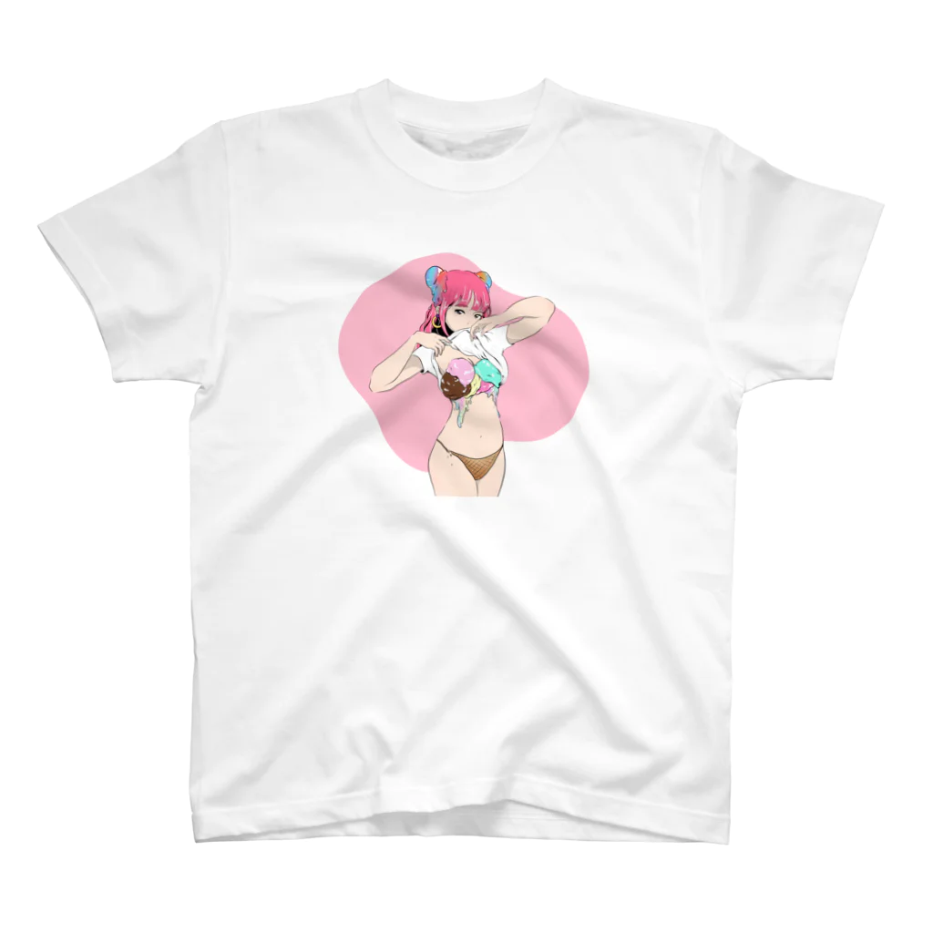 non_nakanoのIcecream Girl スタンダードTシャツ