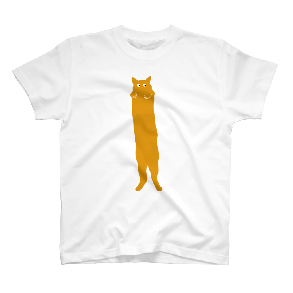 JTadano Collectionのおまわり猫 のび〜るパポ君 / PAPO Regular Fit T-Shirt