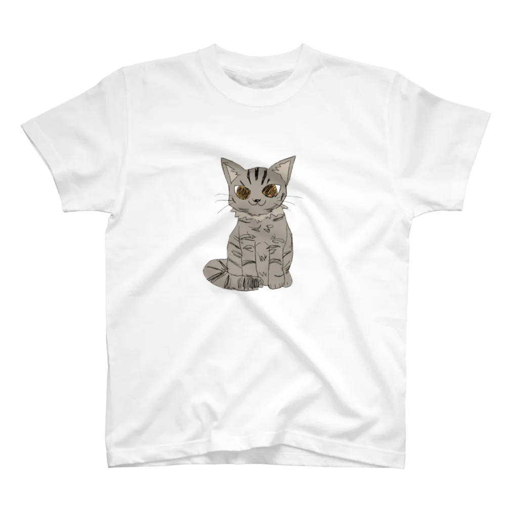 気まぐれキジトラねこやさんのキジトラネコちゃん Regular Fit T-Shirt