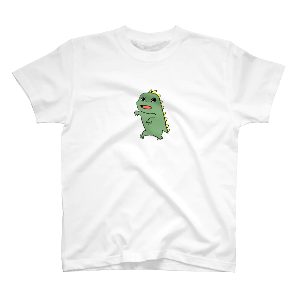 優山の可愛い恐竜たち(ティラノサウルス) Regular Fit T-Shirt