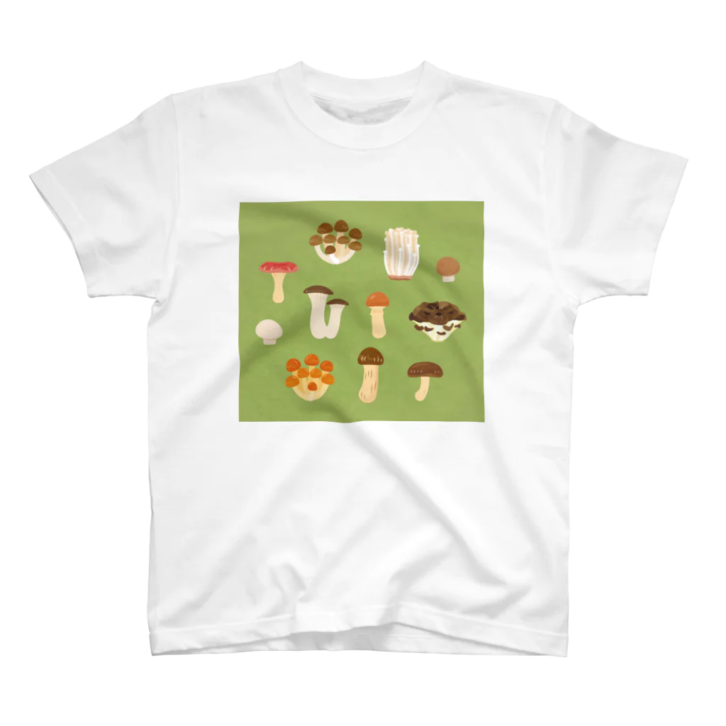 ヤモリの食べられるきのこ スタンダードTシャツ