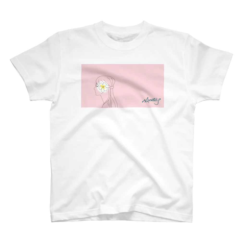 Mindful.jpのマインドフル子 Regular Fit T-Shirt