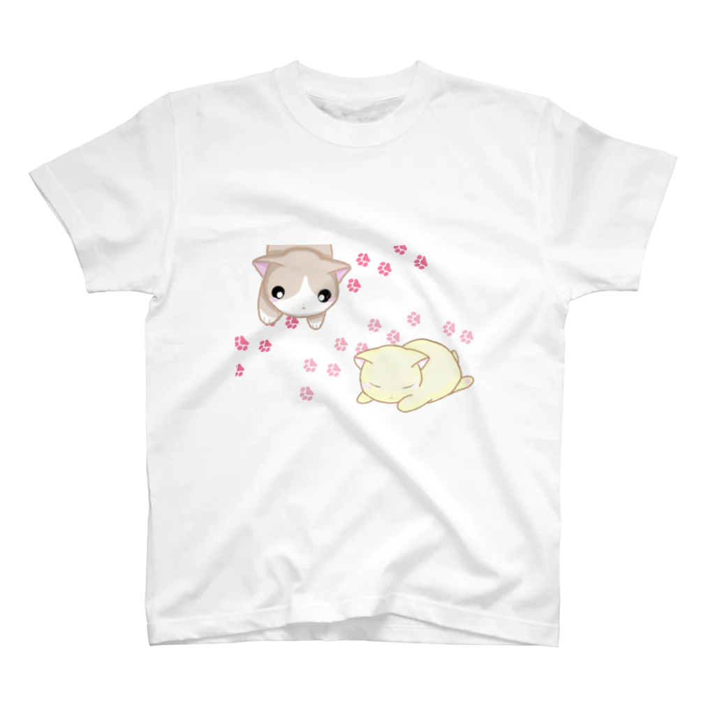 yuriruのねこの極上ショット スタンダードTシャツ