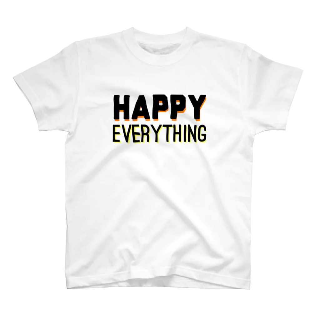 FUN TIMES POSITIVE VIBES。 のHAPPY EVERYTHING スタンダードTシャツ