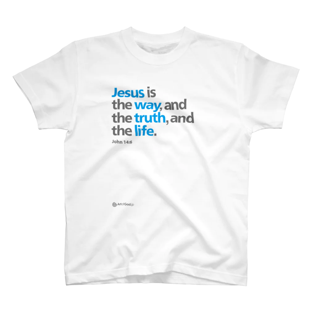 一羽のすずめのJesus Is Regular Fit T-Shirt