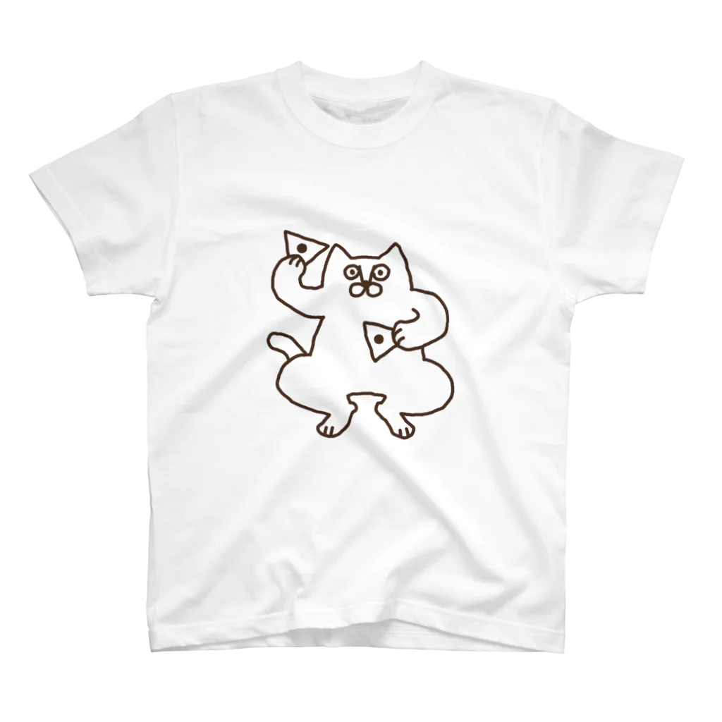 なんかやべーやつのあっぱれぬこ スタンダードTシャツ