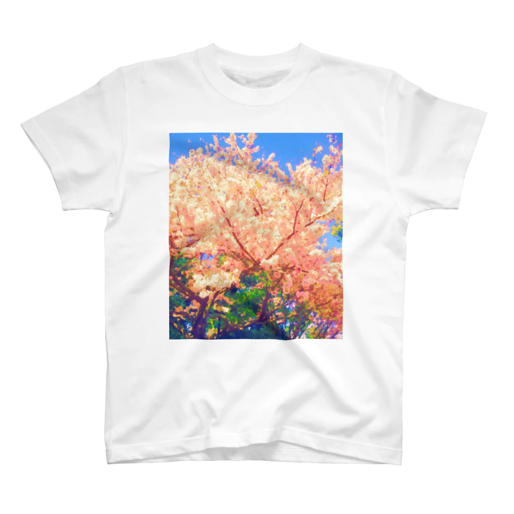 R☆worldの桜 Regular Fit T-Shirt