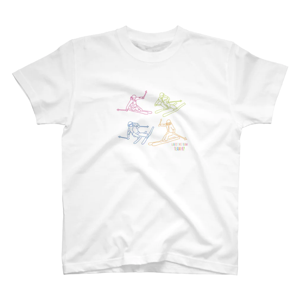 Team KPのTeam KP カラフルver. シルエット スタンダードTシャツ