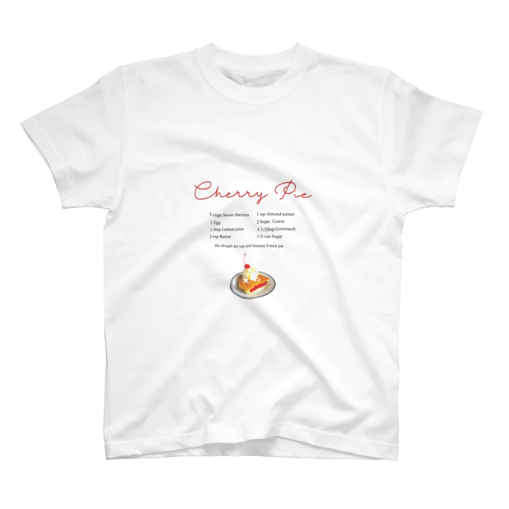 CHICHIPIのチェリーパイレシピ Regular Fit T-Shirt