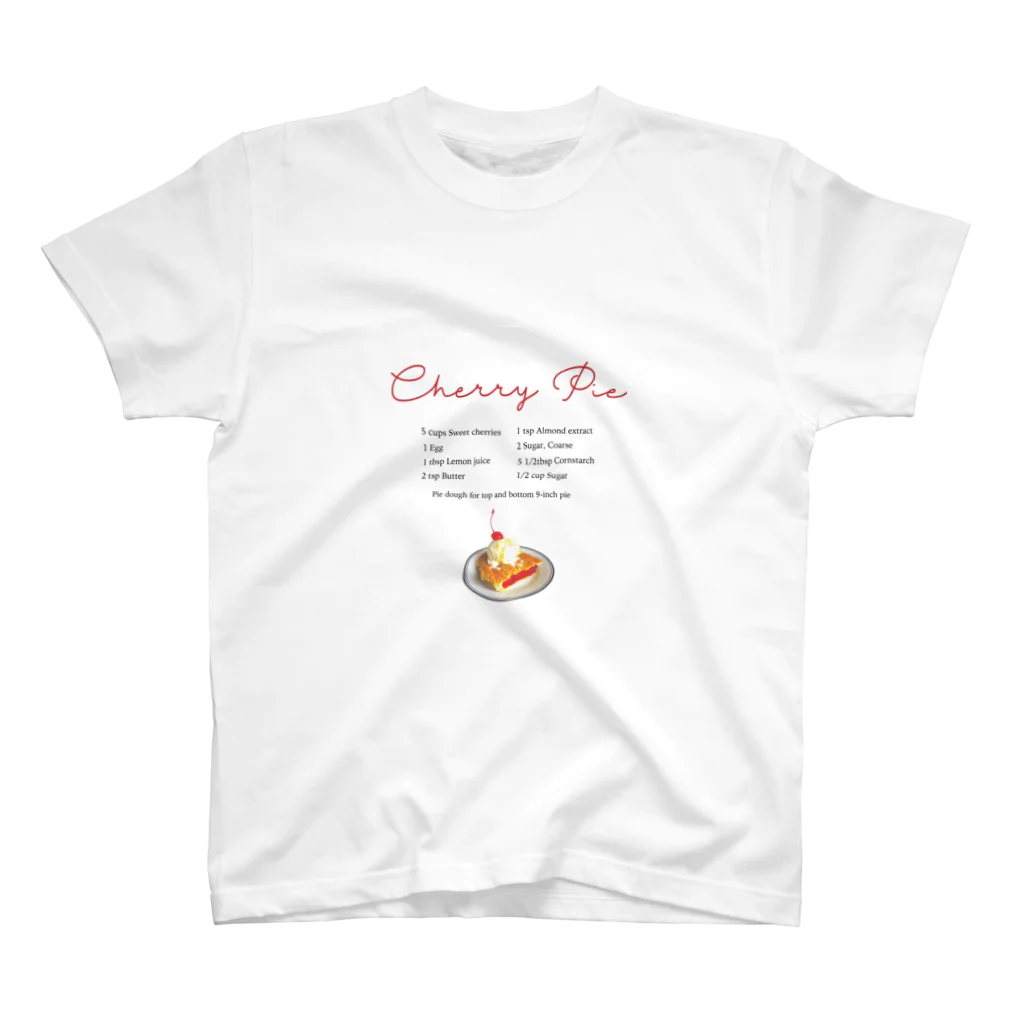 CHICHIPIのチェリーパイレシピ スタンダードTシャツ