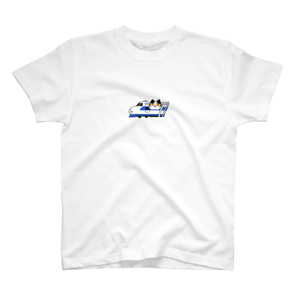 アクセルスタイルの新幹線風　ねこ 티셔츠