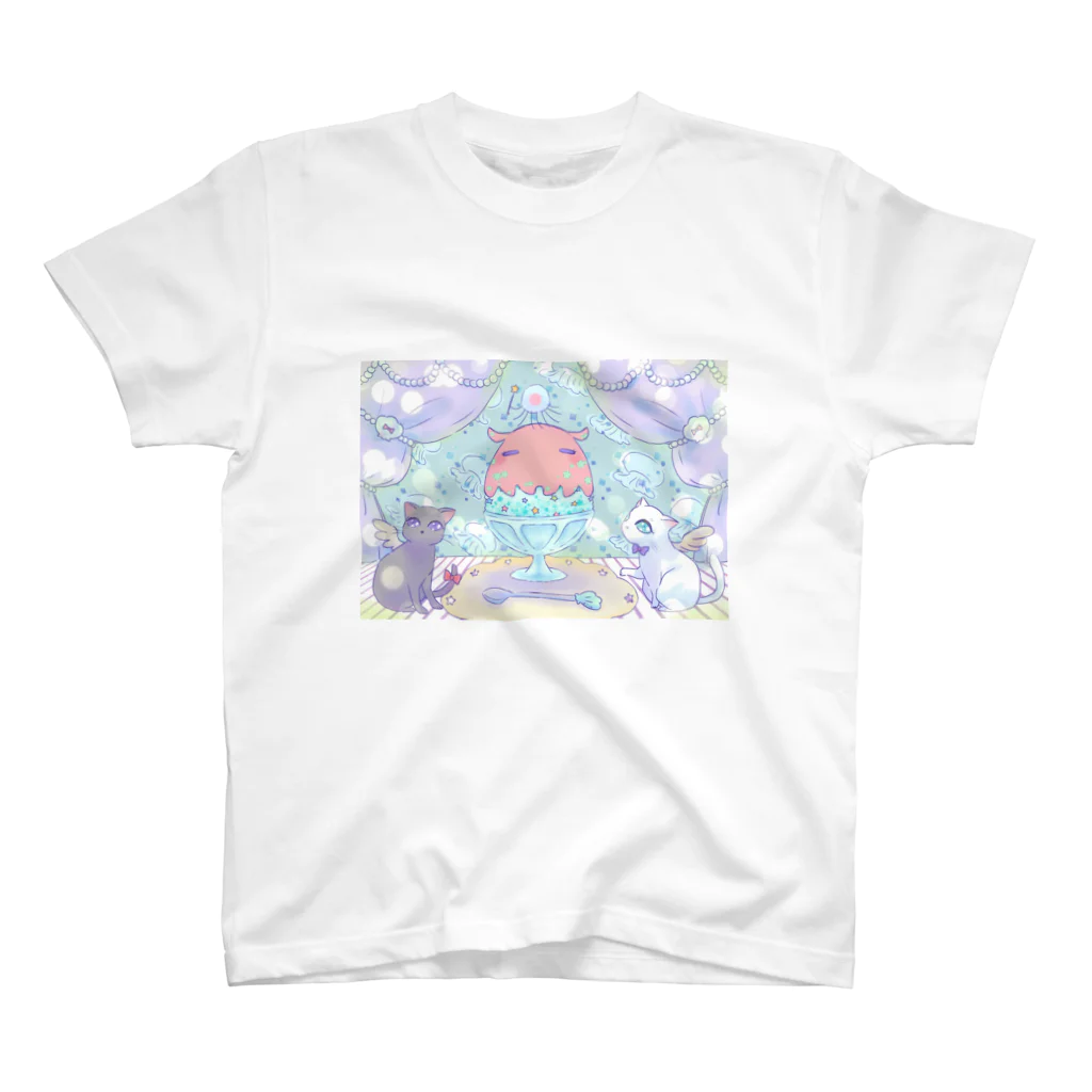 petit petit. . . . のきらきらめんだこちゃん スタンダードTシャツ