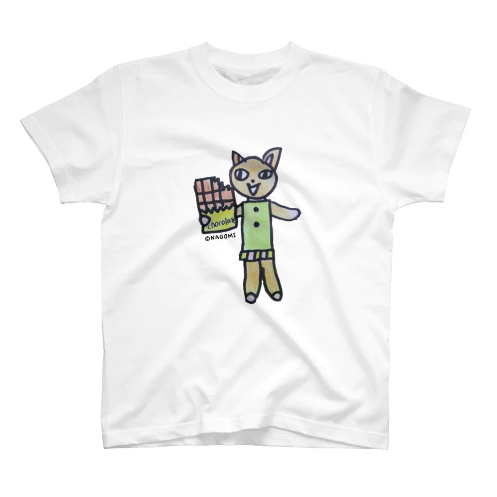 SDCのNAGOMIのねこ（ホワイト） スタンダードTシャツ