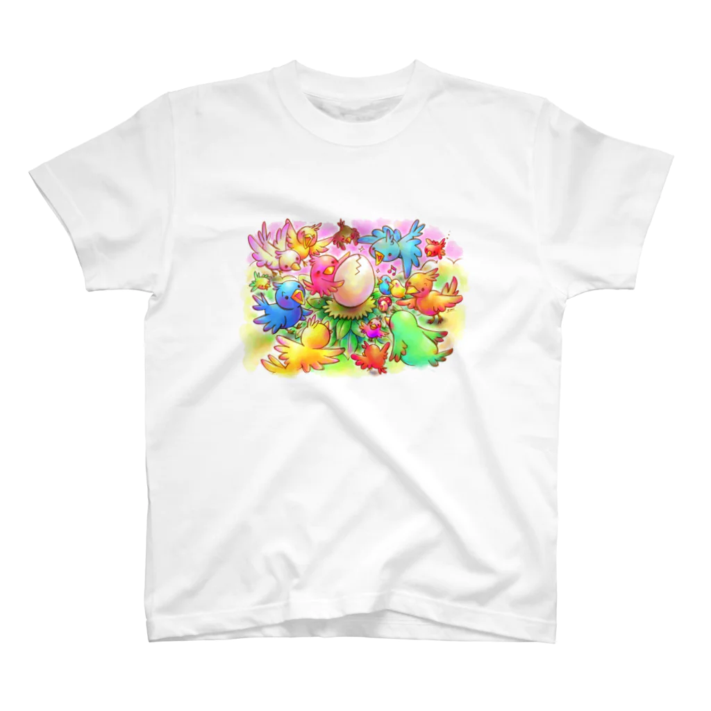 らせんゆむのらせんゆむのいろとりどり Regular Fit T-Shirt