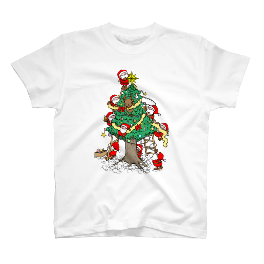 Cɐkeccooのメニー？クリスマス『クリスマスツリー』 Regular Fit T-Shirt