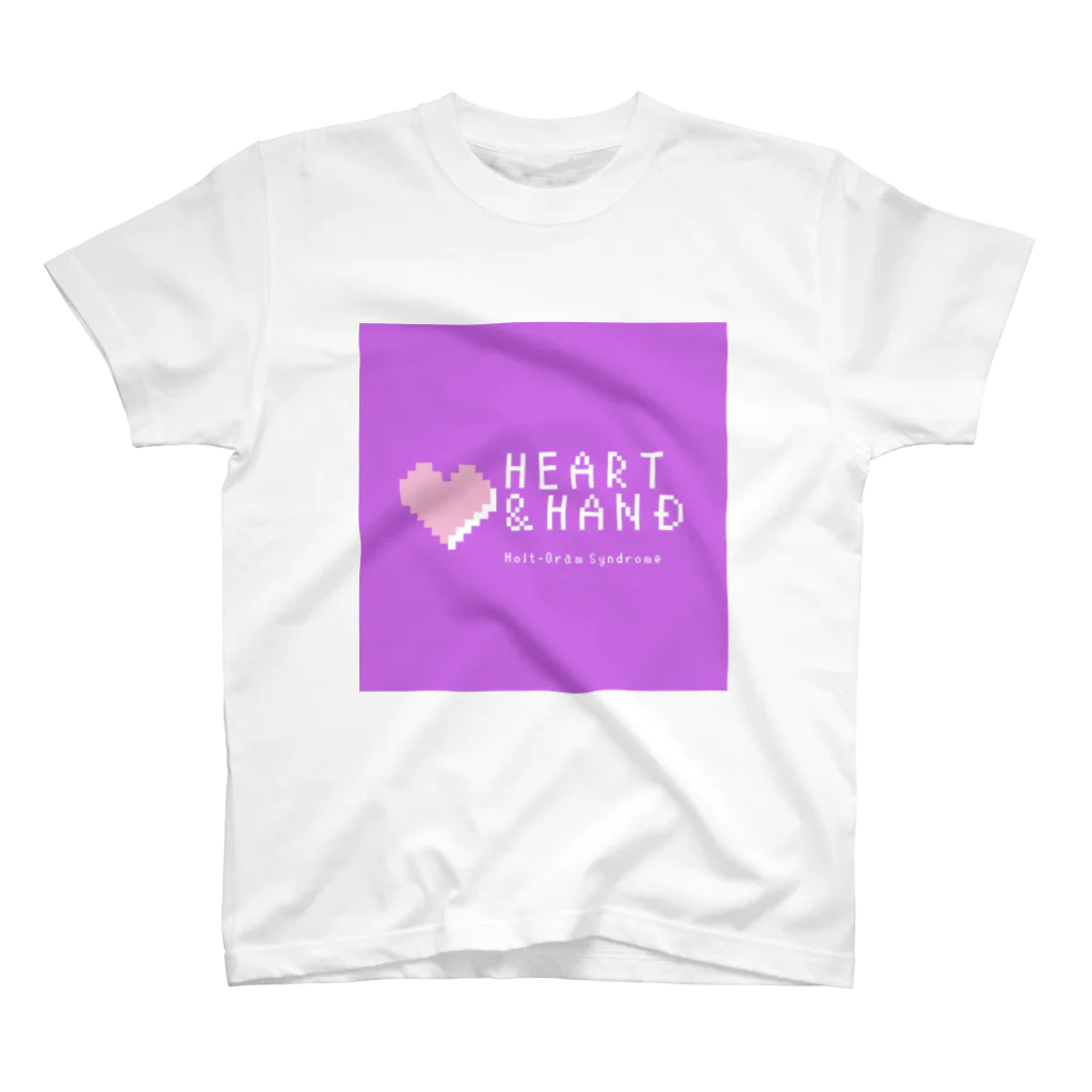 ハート&ハンドのHeart & Hand のパープルオリジナルアイテム スタンダードTシャツ