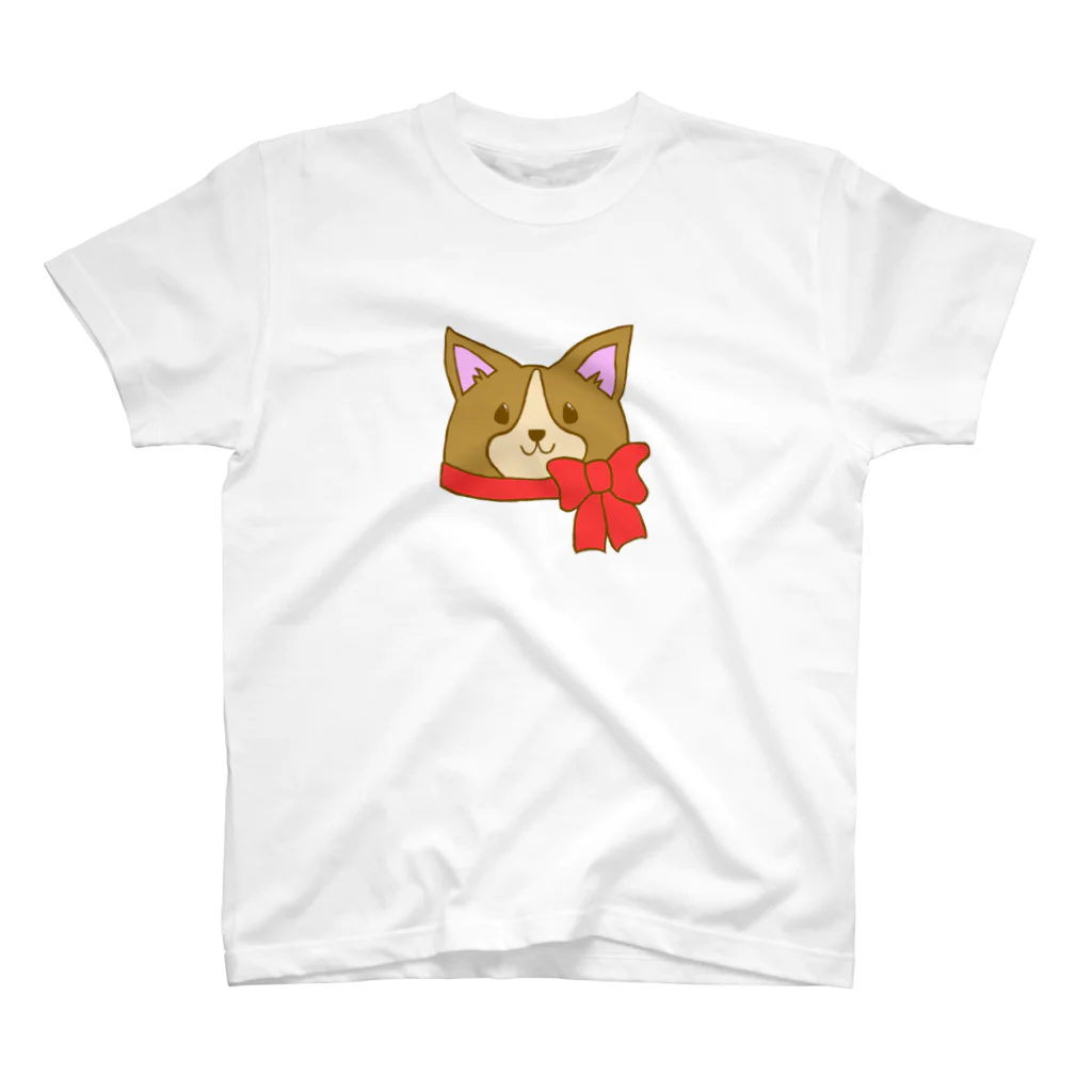 沢いおりのおみせやさんのコーギー犬 スタンダードTシャツ