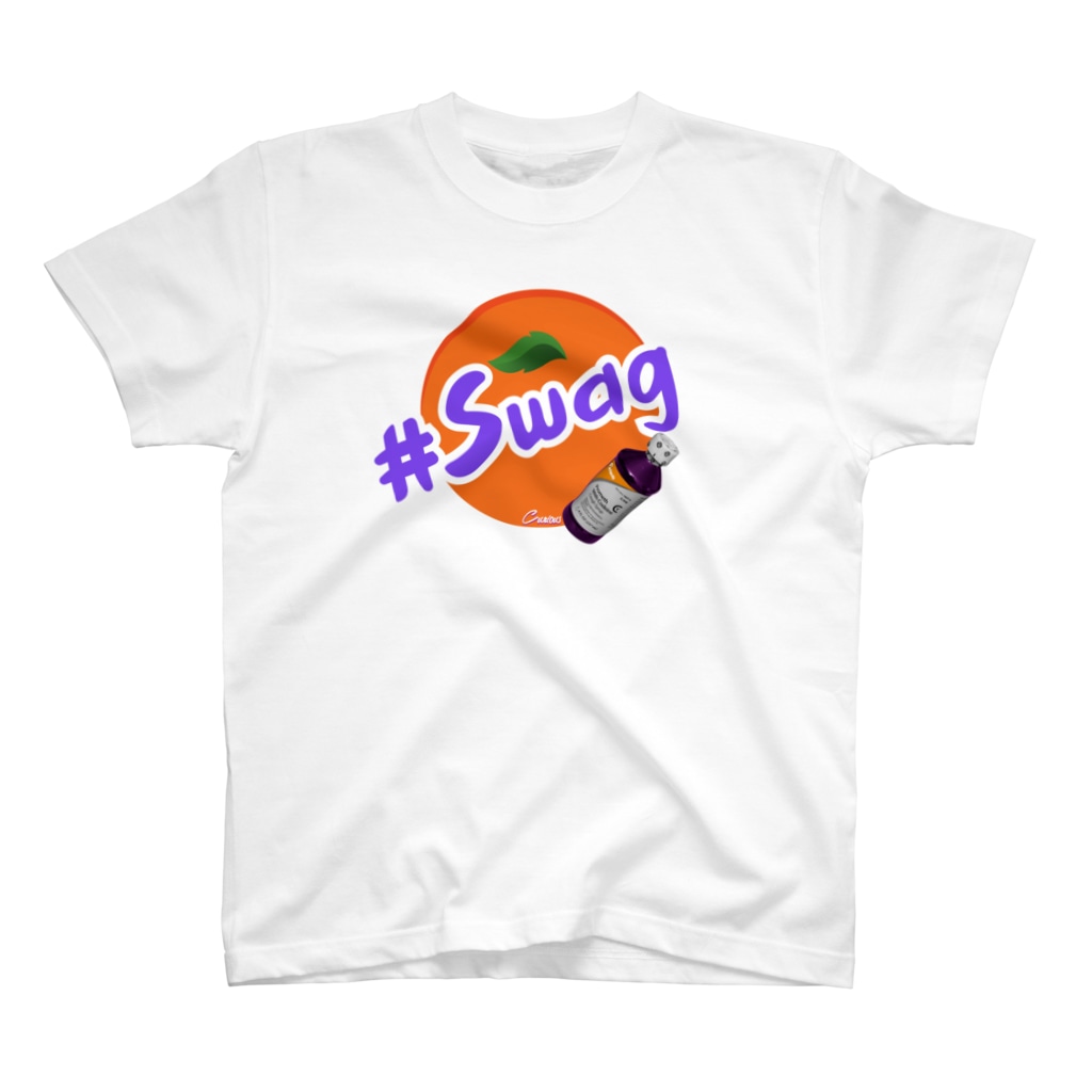Curiou$のPurple Swag Regular Fit T-Shirt