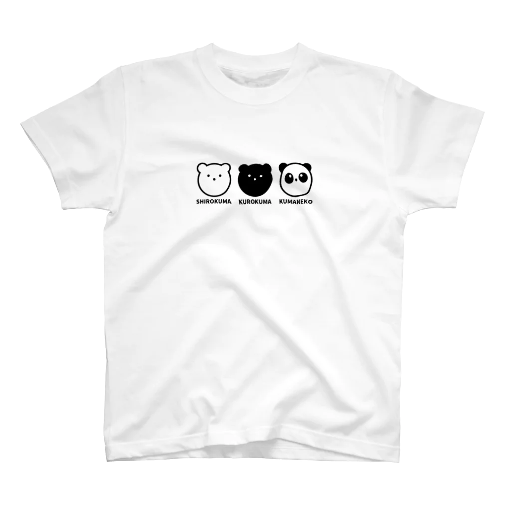 hr. grassのMONOCHROME BEARS Regular Fit T-Shirt