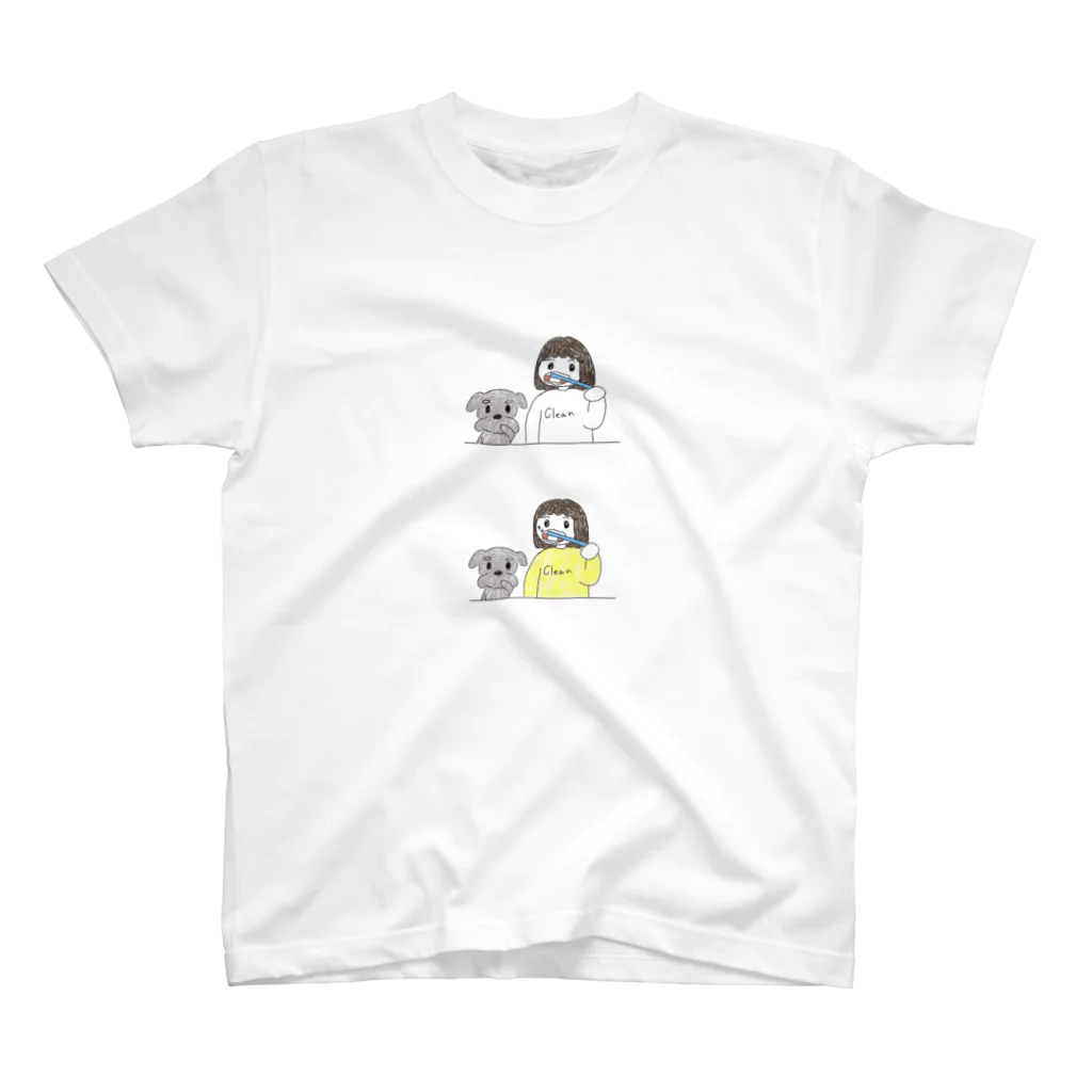 しっぽのあるコーギーショップのはみがき スタンダードTシャツ