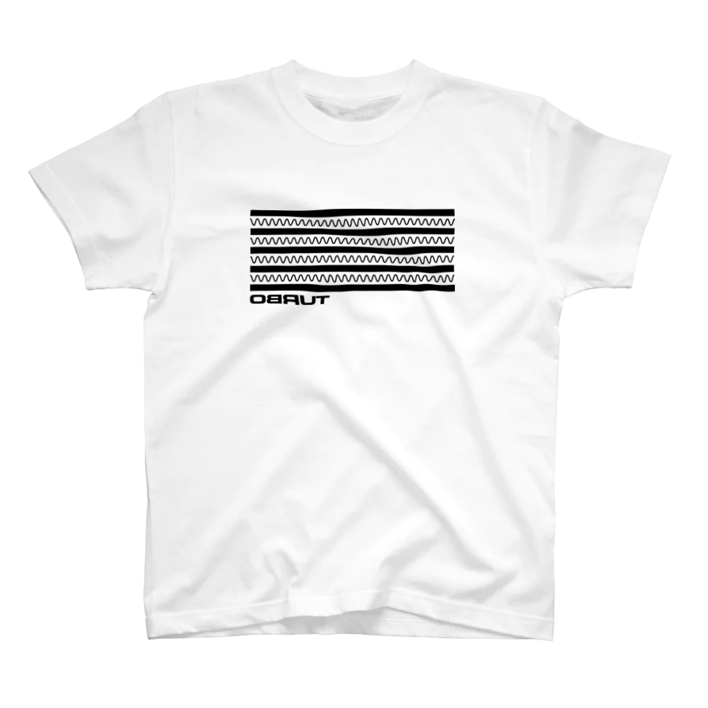 4UTOGEEKのTURBO (Black logo) Regular Fit T-Shirt